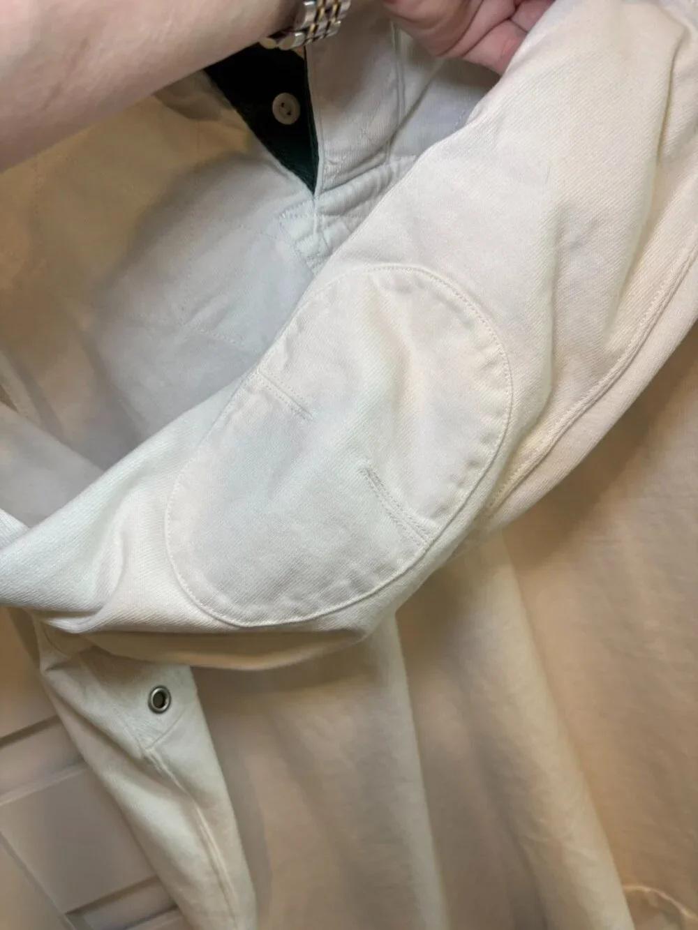 Vintage Polo Ralph Lauren Big Pony Rugby Shirt White XL Number 3 Long Sleeve